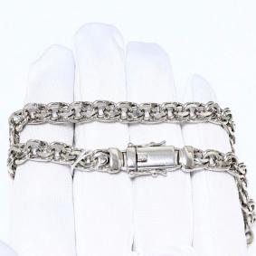 Серебряная цепь плетение Бисмарк Высоковы 585 БГКР 110 БГКР 110 фото